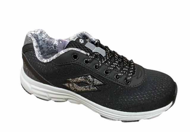 Lotto scarpa da ginnastica da donna Superlight One S7634 nero-argento 2