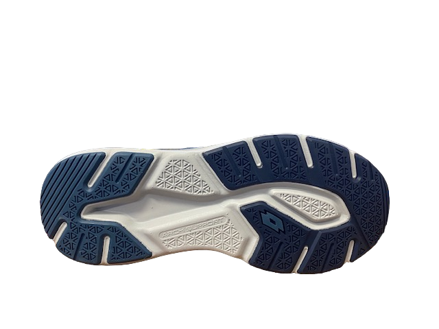 Lotto scarpa da ginnastica da uomo con velcro Speedride 601 XIII S 219221 16C blu-grigio