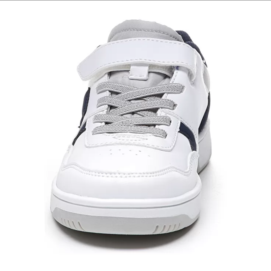 Lotto scarpa da tennis da bambino Tracer CL SL T6736 bianco blu punta