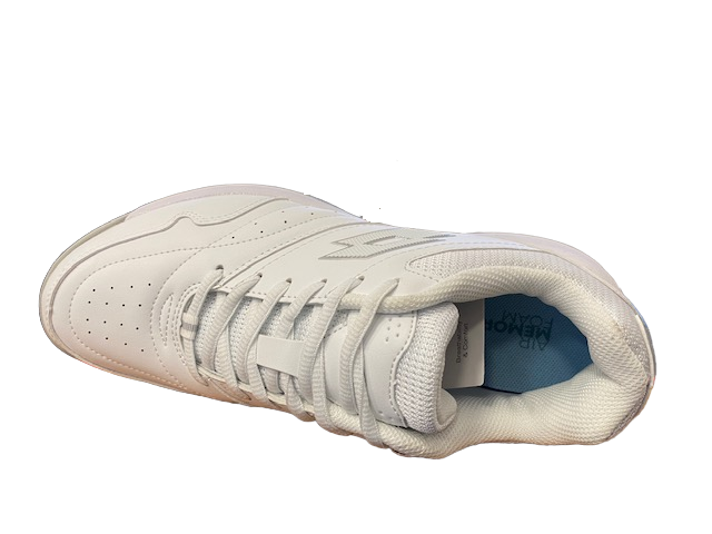 Lotto scarpa da tennis da donna Court Logo AMF XIX 217495 1VQ bianco argento