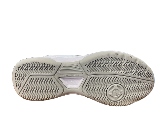 Lotto scarpa da tennis da donna Court Logo AMF XIX 217495 1VQ bianco argento suola