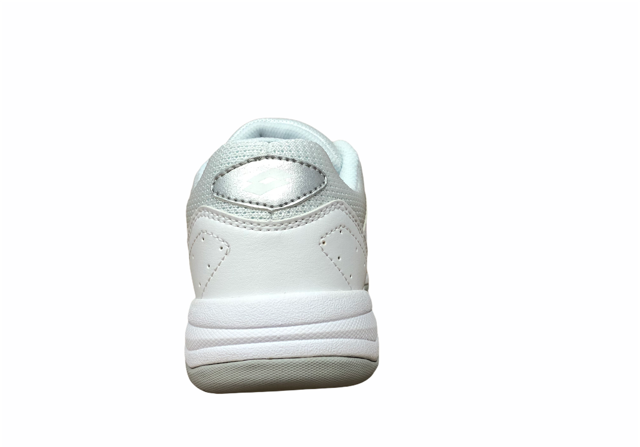 Lotto scarpa da tennis da donna Court Logo XVIII W 213606 1GN white silver retro