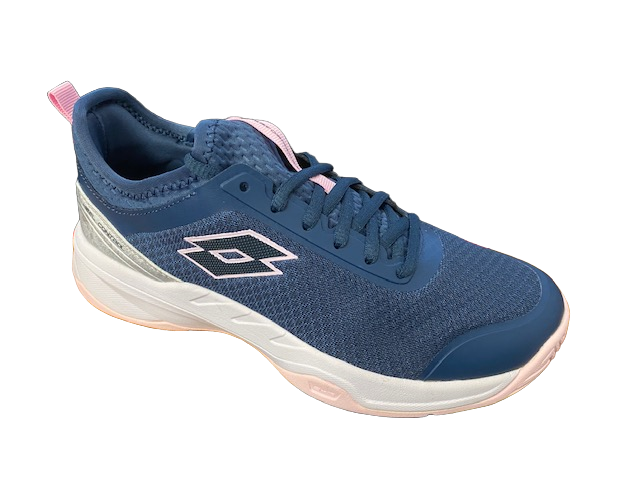 Lotto scarpa da tennis da donna Mirage 500 II ALR W 216635 9FN dark denim-pink cherry-silver metal laterale