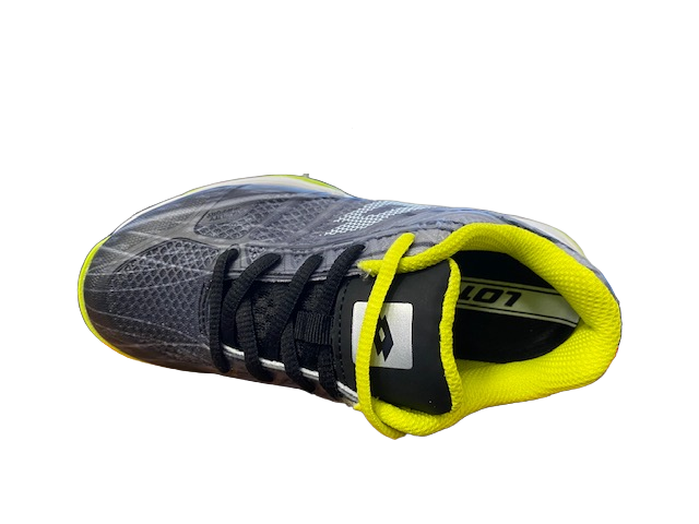 Lotto scarpa da tennis da junior Mirage 300 ALR Jr 210746 6W5 all black-all white-acacia green