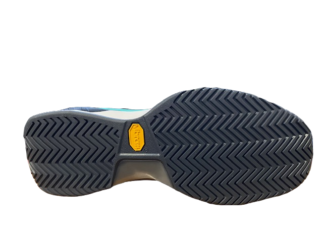 Lotto scarpa da tennis uomo Raptor Hyperpulse 100 SPD 215623 9FE all black-all white-green suola