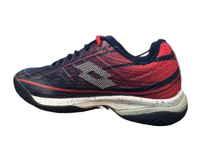 Lotto scarpa da uomo da Tennis Mirage 300 Speed 210734 9FJ blu rosso retro