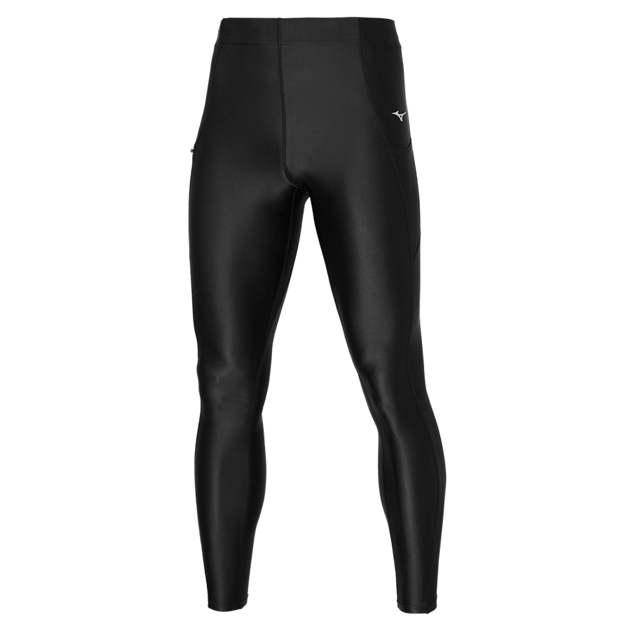 Mizuno Pantalone lungo da uomo da corsa Core Long Tight J2GB261109 black
