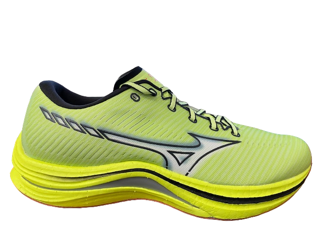 Mizuno Scarpa a corsa da uomo Wave Rebellion J1GC211702 neolime-white-neonflame