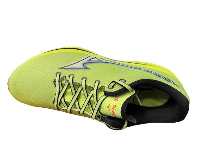 Mizuno Scarpa a corsa da uomo Wave Rebellion J1GC211702 neolime-white-neonflame