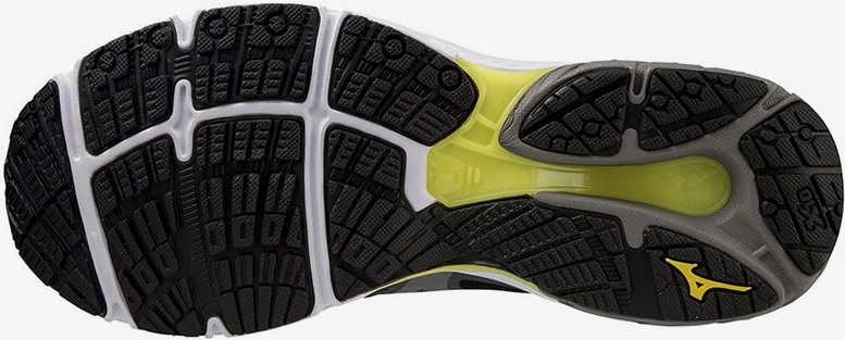 Mizuno Scarpa da corsa da uomo Wave Prodigy 4 J1GC221052 ombra-grigio-giallo 3