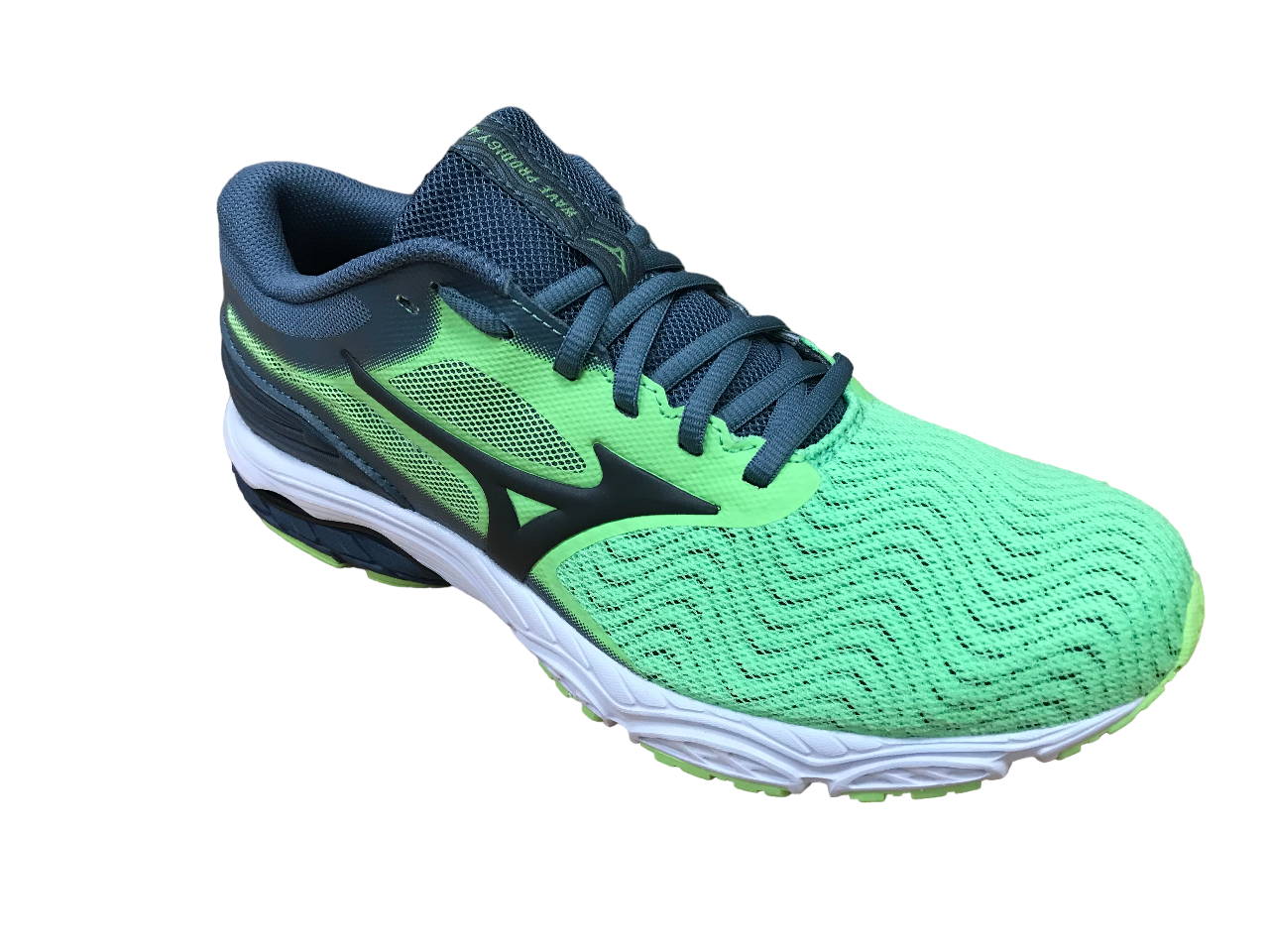 Mizuno Scarpa da corsa da uomo Wave Prodigy 4 J1GC221053 909 nero verde blu