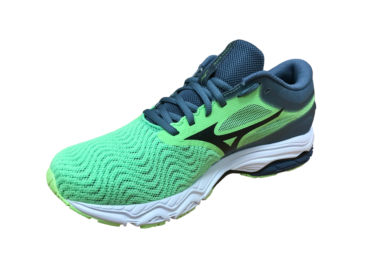Mizuno Scarpa da corsa da uomo Wave Prodigy 4 J1GC221053 909 nero verde blu