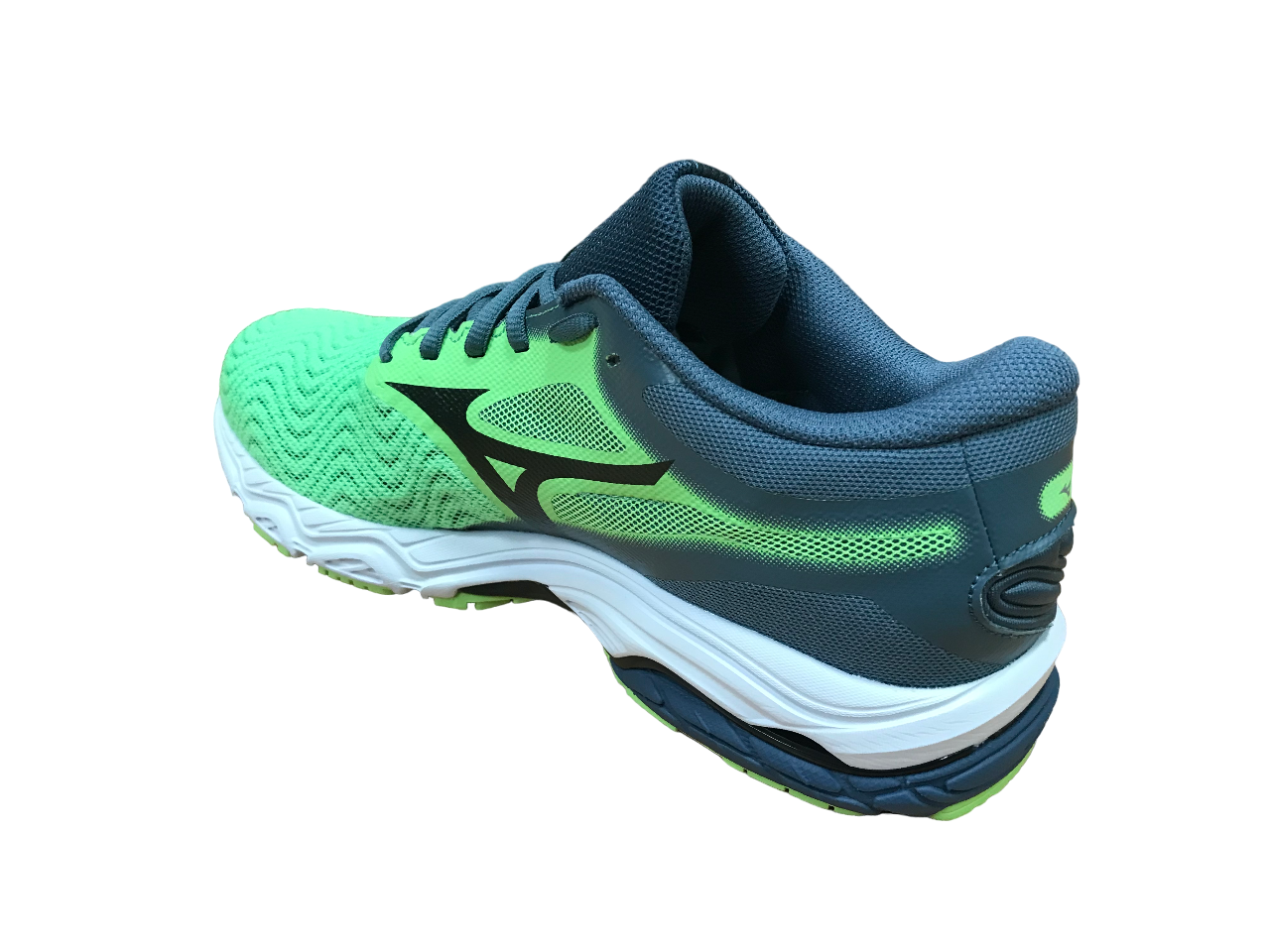 Mizuno Scarpa da corsa da uomo Wave Prodigy 4 J1GC221053 909 nero verde blu