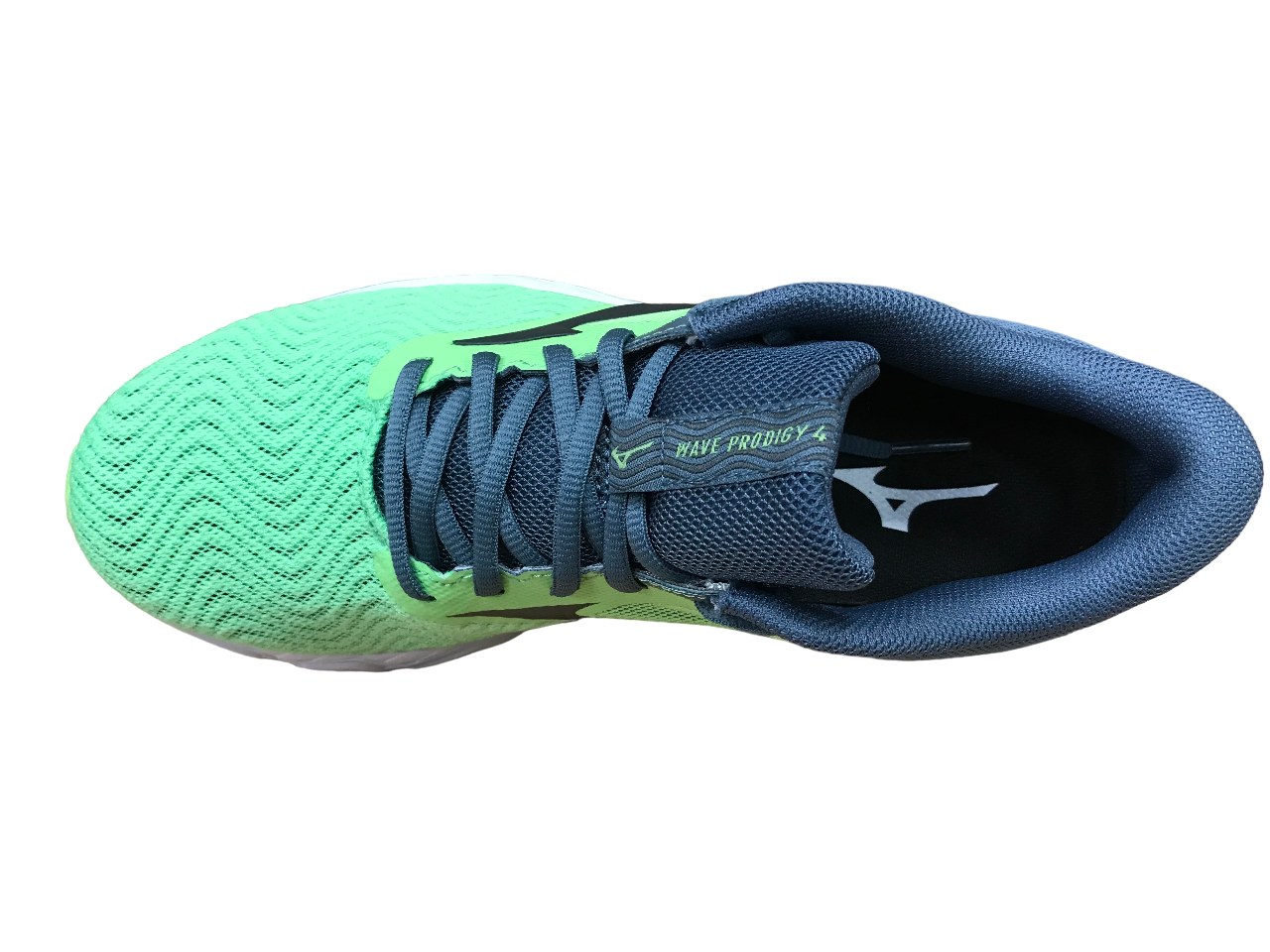 Mizuno Scarpa da corsa da uomo Wave Prodigy 4 J1GC221053 909 nero verde blu