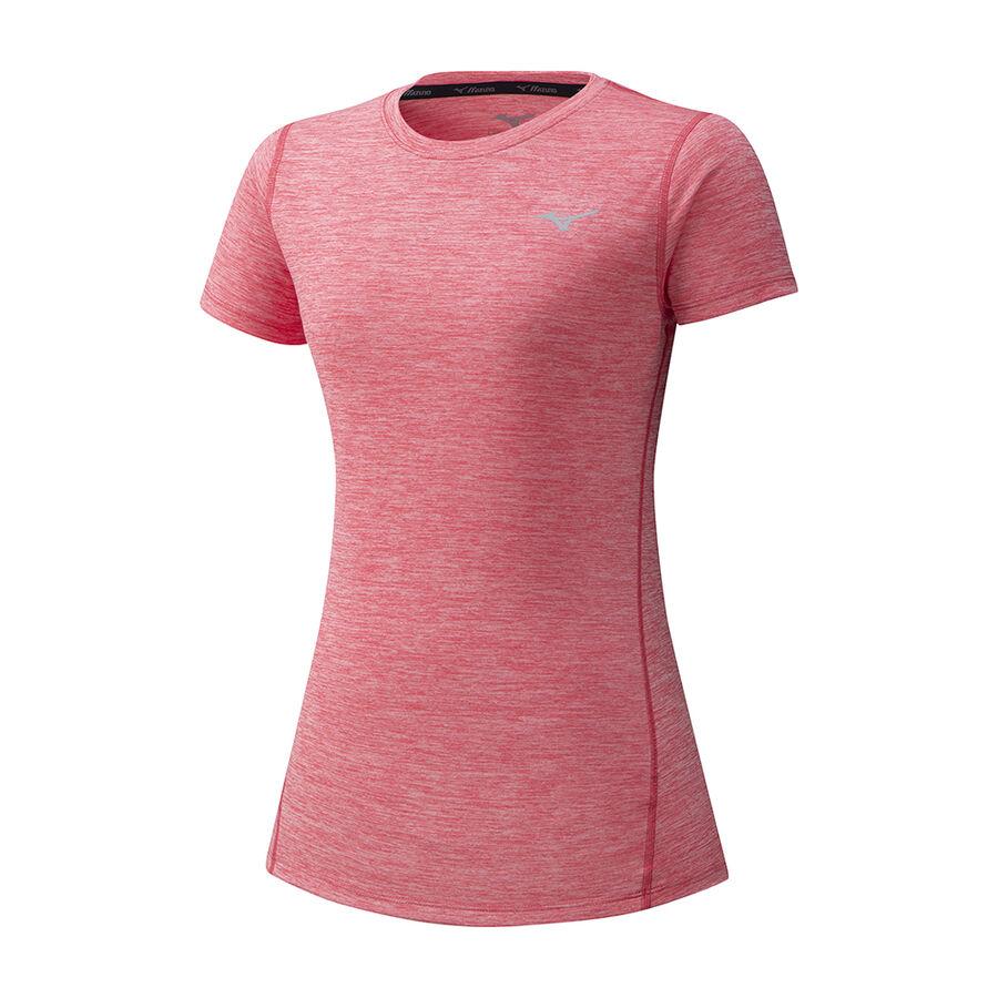 Mizuno T-Shirt Running Donna Impulse Core TEE J2GA7721-67 Rosa