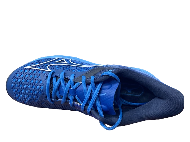 Mizuno Wave Exceed Tour 5 AC Scarpe Tennis Uomo Blu Bianco - 61GA227026 vista dall'alto