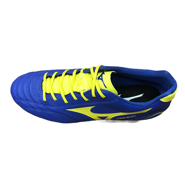 Mizuno scarpa da calcio da uomo Neo Shin MD P1GA141545 blu giallo
