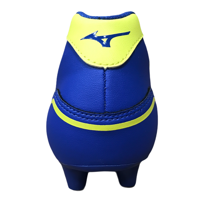 Mizuno scarpa da calcio da uomo Neo Shin MD P1GA141545 blu giallo retro