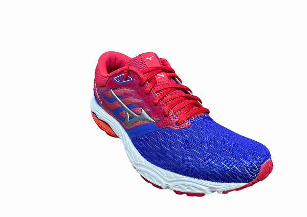 Mizuno scarpa da corsa da donna Wave Prodigy 3 J1GD201004 bluette-argento-rosa