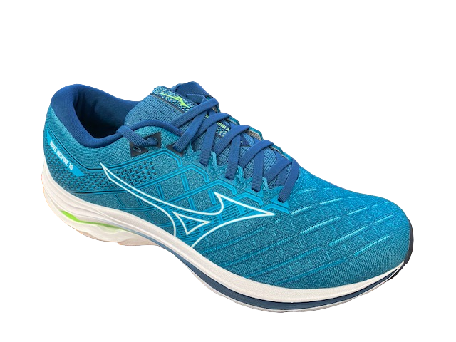 Mizuno scarpa da corsa da uomo Wave Inspire 18 J1GC224402 blu marocco bianco 1