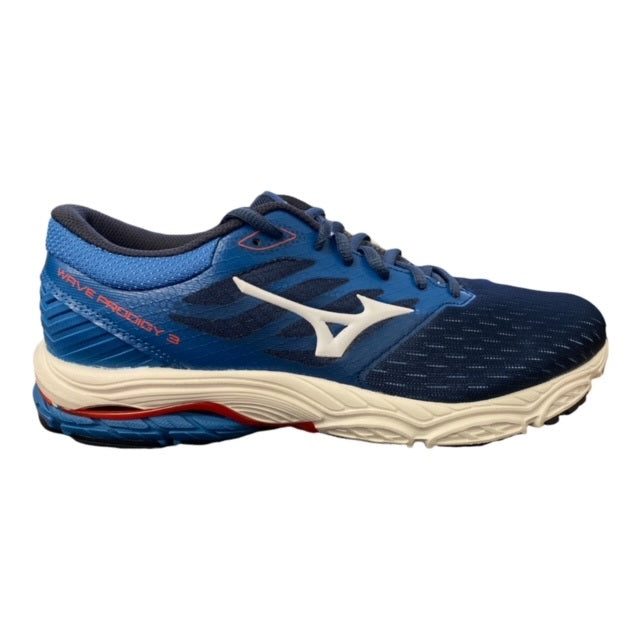 Mizuno scarpa da corsa da uomo Wave Prodigy 3 J1GC201014 blu scuro-bianco