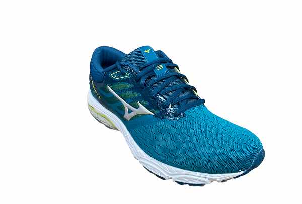 Mizuno scarpa da corsa da uomo Wave Prodigy 3 J1GC201067 blu galassia argento