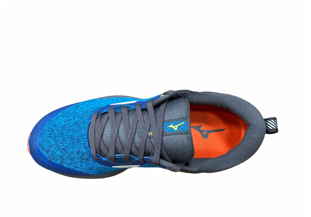 Mizuno scarpa da corsa da uomo Wave Rider TT J1GC203224 blu arancio