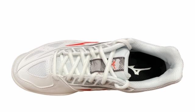 Mizuno scarpa da tennis Break Shot 3 AC 61GA214062 bianco rosso grigio