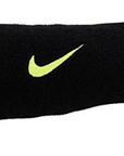 Nike Polsino tergisudore Swoosh lungo Wristbands NNN05023OS 023 Black/Grey