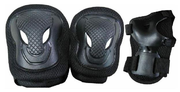 Dettaglio ginocchiera gomitiera parapolso regolabili con velcro Nextreme