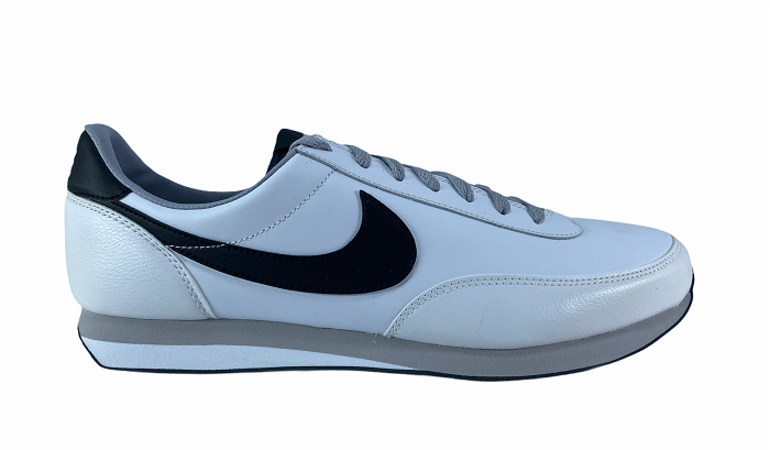 Nike Elite Leather SI 444337 102 sneakers uomo pelle bianca vista frontale