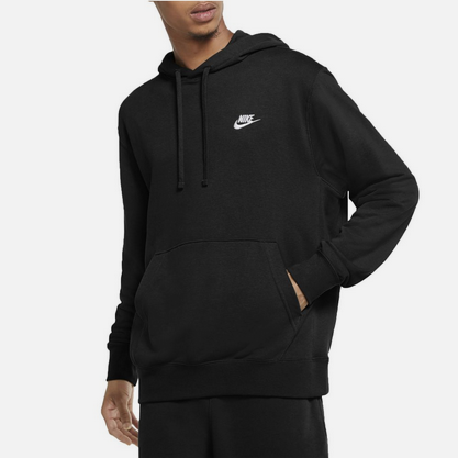 Nike Felpa con cappuccio da uomo con tasca a marsupio Sportswear Club CZ7857 010 nero