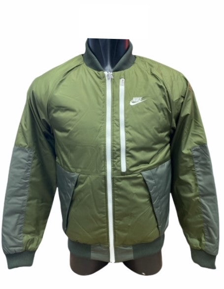 Nike giubbotto bomber reversibile da uomo DD6849 326 verde