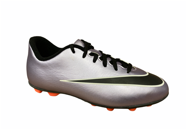 Nike scarpa calcio da ragazzo Mercurial Vortex III FG-R 651642 580 lilla laterale