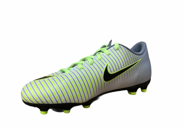 Nike scarpa da calcio da ragazzo Mercurial Vortex III FG 831952 003 platino nero giallo lat