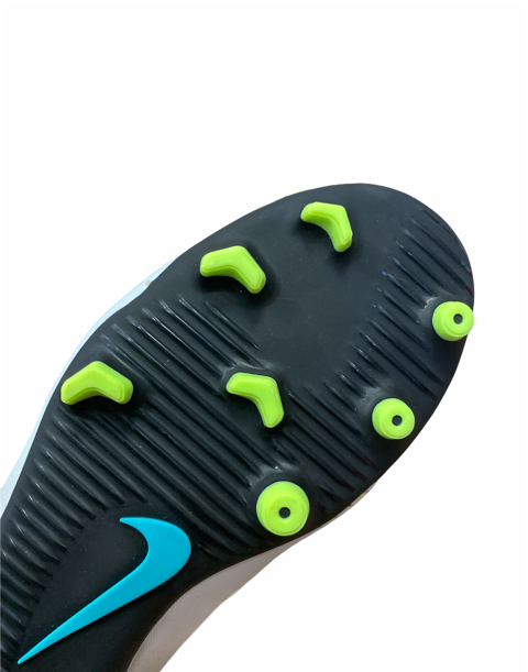Nike scarpa da calcio da ragazzo Mercurial Vortex III FG 831952 003 platino nero giallo punta