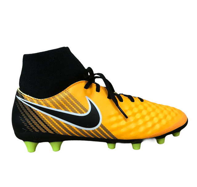 Nike scarpa da calcio da uomo Magista Onda II DF AG-Pro 917786 801 arancio nero bianco frontale
