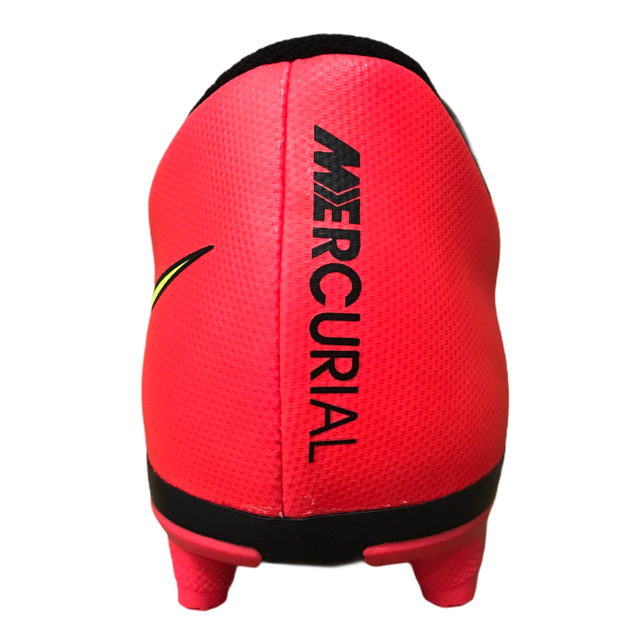 Nike scarpa da calcio da uomo Mercurial Vortex II FG 651647 690 cremisi giallo retro