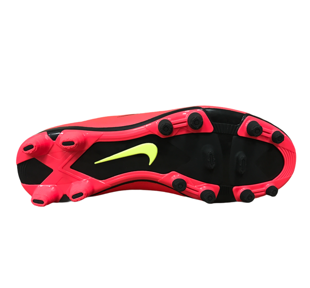 Nike scarpa da calcio da uomo Mercurial Vortex II FG 651647 690 cremisi giallo suola