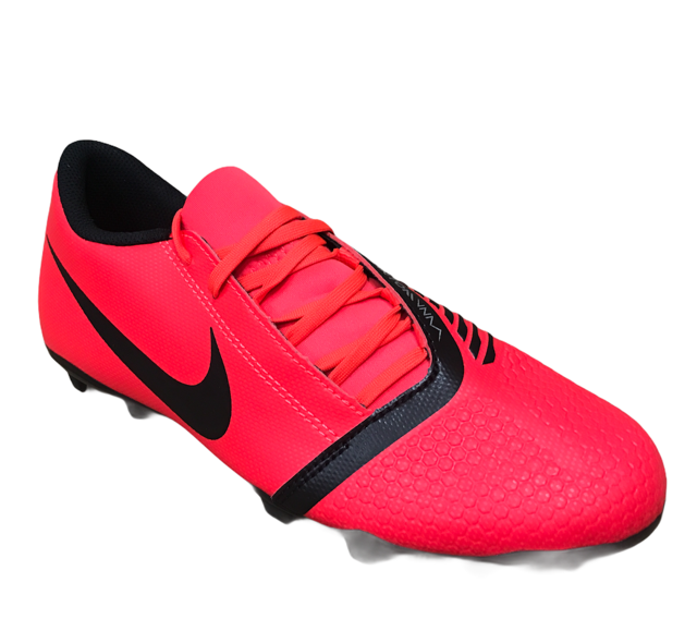 Nike scarpa da calcio da uomo Phanton Venom Club FG AO0577 600 nero cremisi brillante laterale