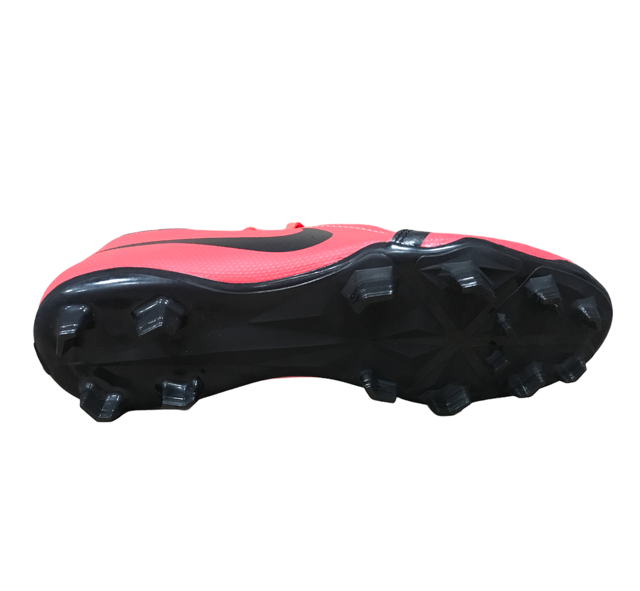 Nike scarpa da calcio da uomo Phanton Venom Club FG AO0577 600 nero cremisi brillante suola