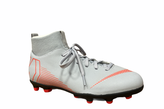 Nike scarpa da calcio da uomo Superfly 6 Club FG/Mg AH7339 060 grigio laterale