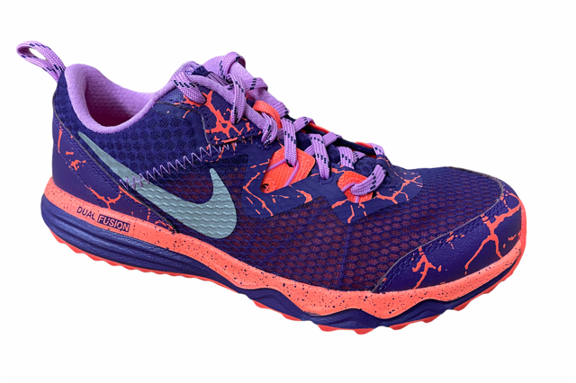  Nike scarpa da corsa da ragazza Dual Fusion Trail Lava GS 807623 500 viola