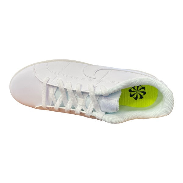 Nike scarpa sneakers da uomo Court Royale 2 Next Nature DH3160 100 bianco tomaia