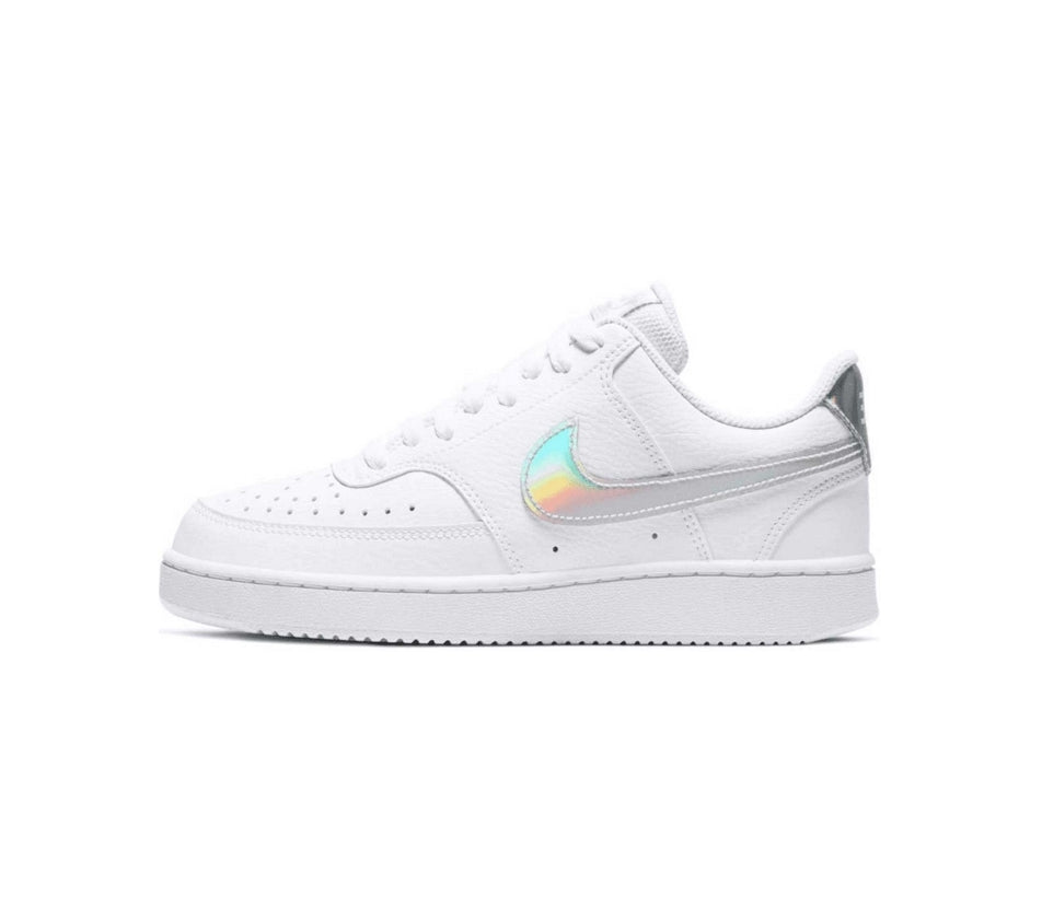 Nike sneakers da donna Court Vision Low CW5596 100 white-multicolor laterale