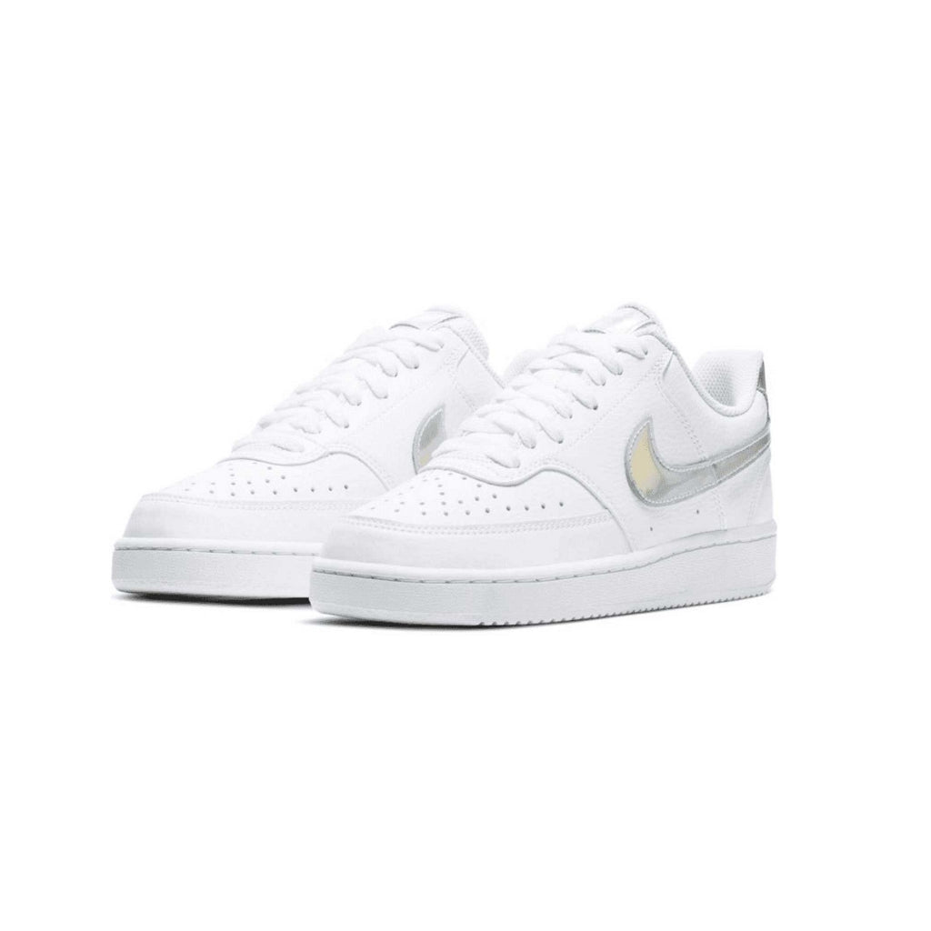 Nike sneakers da donna Court Vision Low CW5596 100 white-multicolor punta