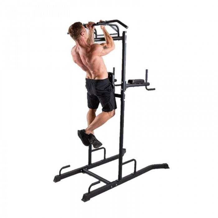 OnWay Fitness Power Tower OF2505 - Stazione Multifunzionale per Allenamento flessioni in sospensione