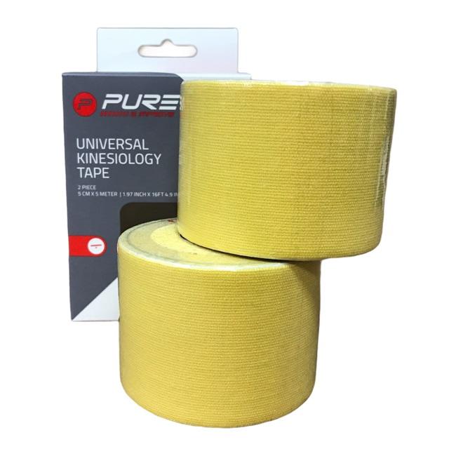 Pure 2Improve KINESIOLOGY TAPE 5x5 cm yellow (2 rotoli)