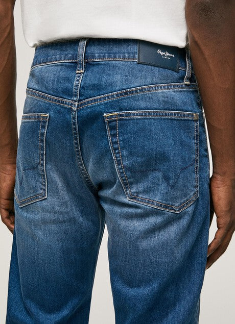 Pepe Jeans Pantalone Jeans da uomo Slim Fit Regular Waist PM206524CQ42 denim
