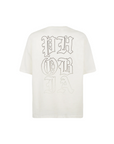 Phobia T-shirt unisex bianca con Morso del Demone PH00198 bocca grigia